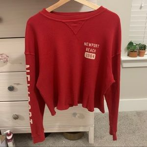 john galt waffle cut long sleeve